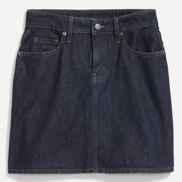 High-Waisted OG A-Line Mini Skirt - Picture 1 of 8